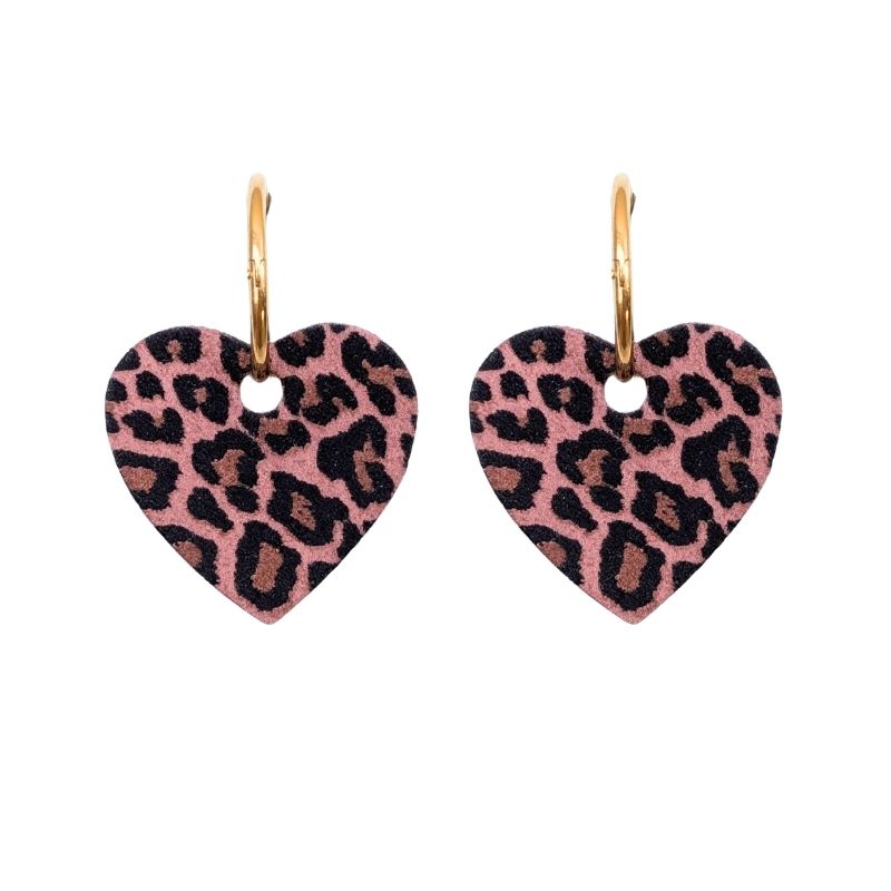 Boucles d'oreilles Créoles Big Coeur