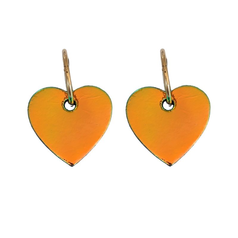 Boucles d'oreilles Créoles Big Coeur