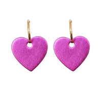 Boucles d'oreilles Créoles Big Coeur