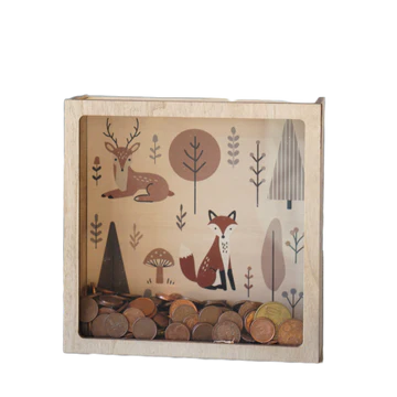 Tirelire Personnalisable - Forêt