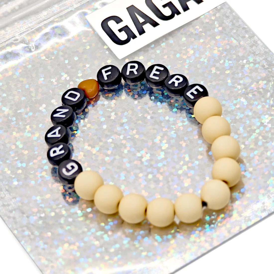 Bracelet Garçon- COOL BOY Camel mat & Noir 🖤🤎