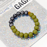 Bracelet Garçon - BROTHER Vert & Noir