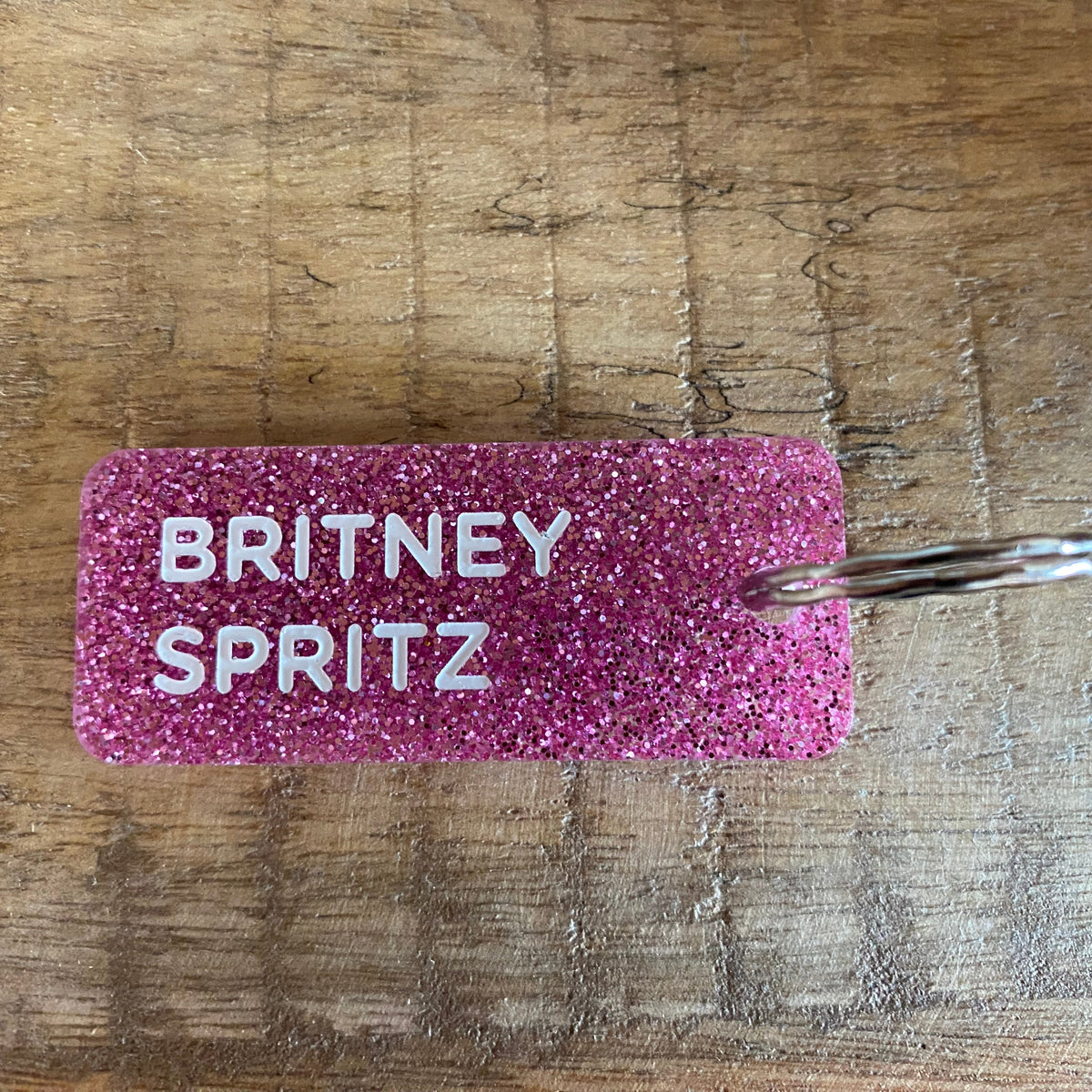 Porte-clés à paillettes  : BRITNEY SPRITZ