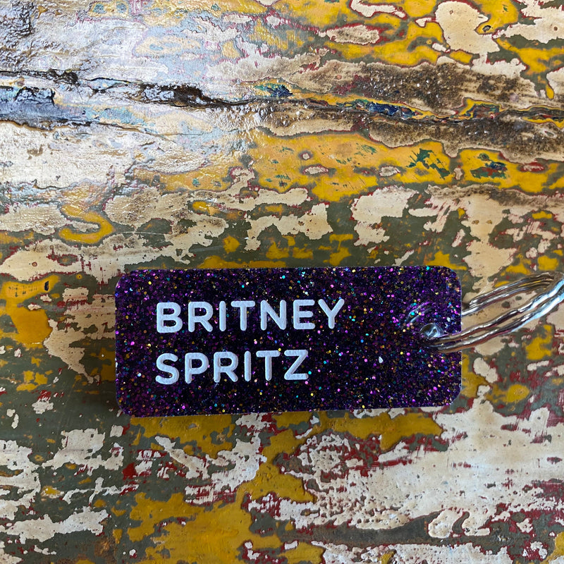 Porte-clés à paillettes  : BRITNEY SPRITZ