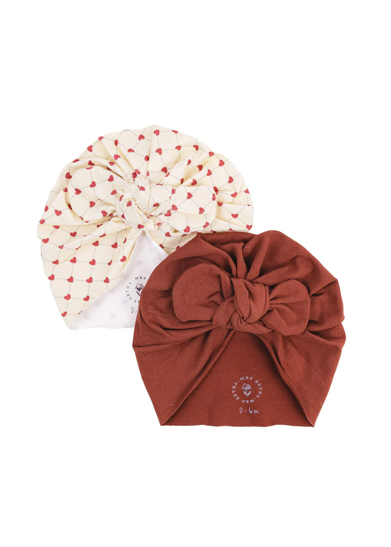 Turban - coeurs