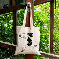 Tote bag "motivation is key"