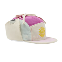 Casquette Camper Fleur Fushia Vert Rose