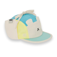 Casquette Camper anti-uv Ourson (bleu jaune vert)