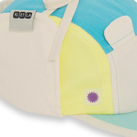 Casquette Camper anti-uv Ourson (bleu jaune vert)