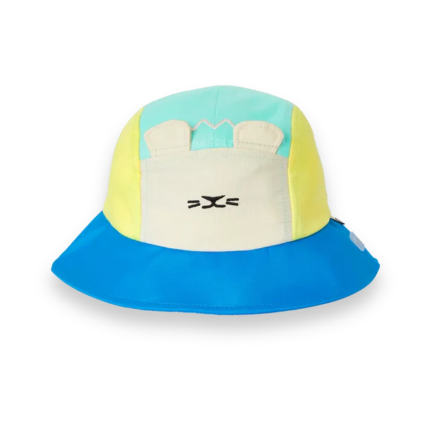 Chapeau Camper anti-uv Lion (vert jaune bleu)