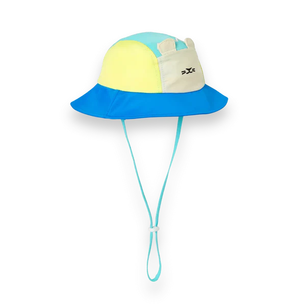 Chapeau Camper anti-uv Lion (vert jaune bleu)