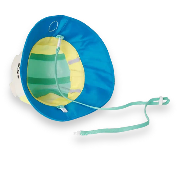 Chapeau Camper anti-uv Lion (vert jaune bleu)