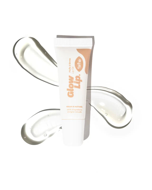 Huile à lèvres transparente