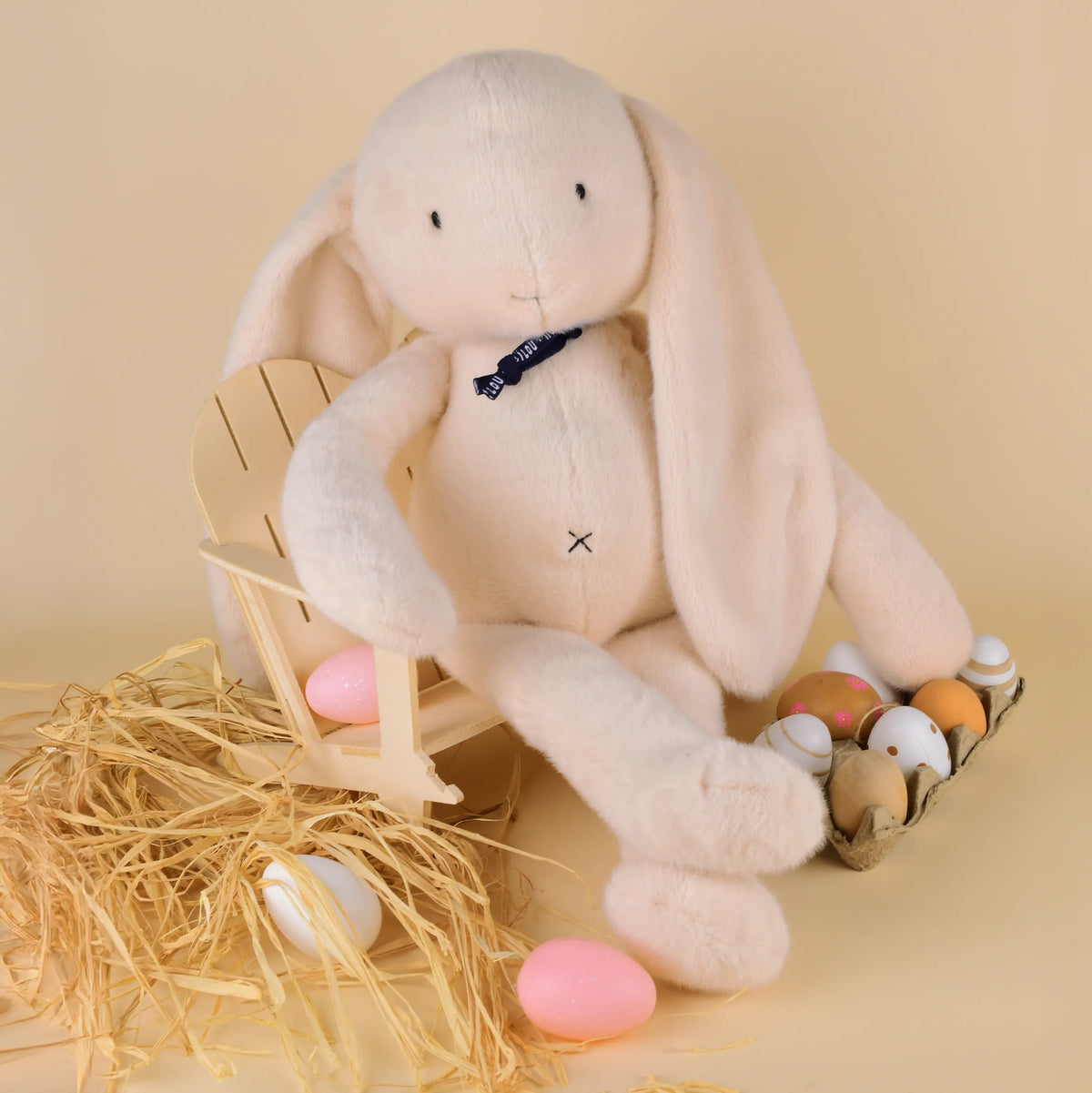 Peluche Lapin Méloé 37cm