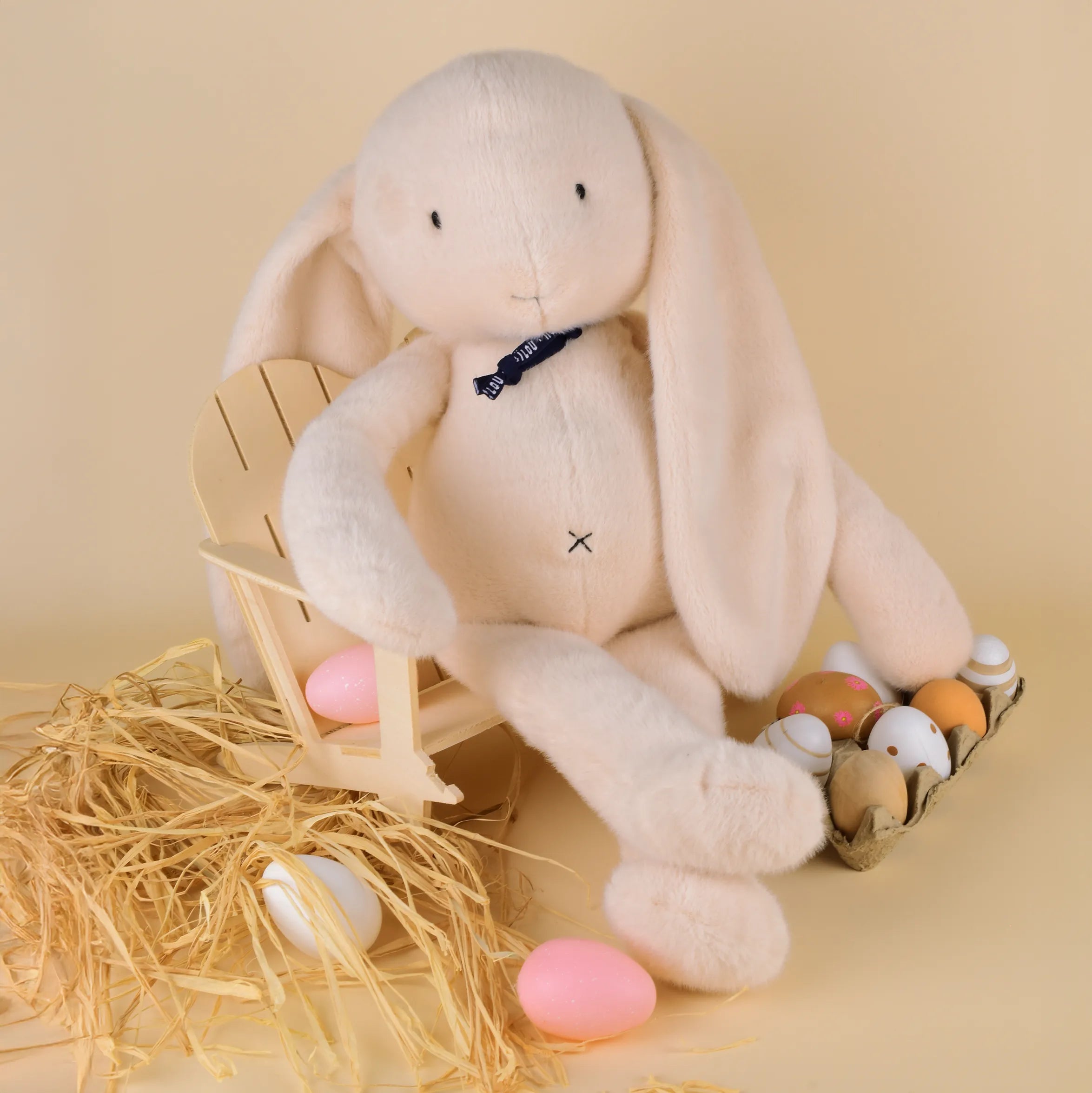 Peluche Lapin Méloé 37cm