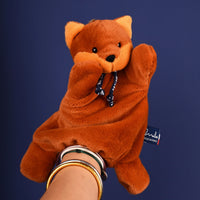 Doudou marionnette renard