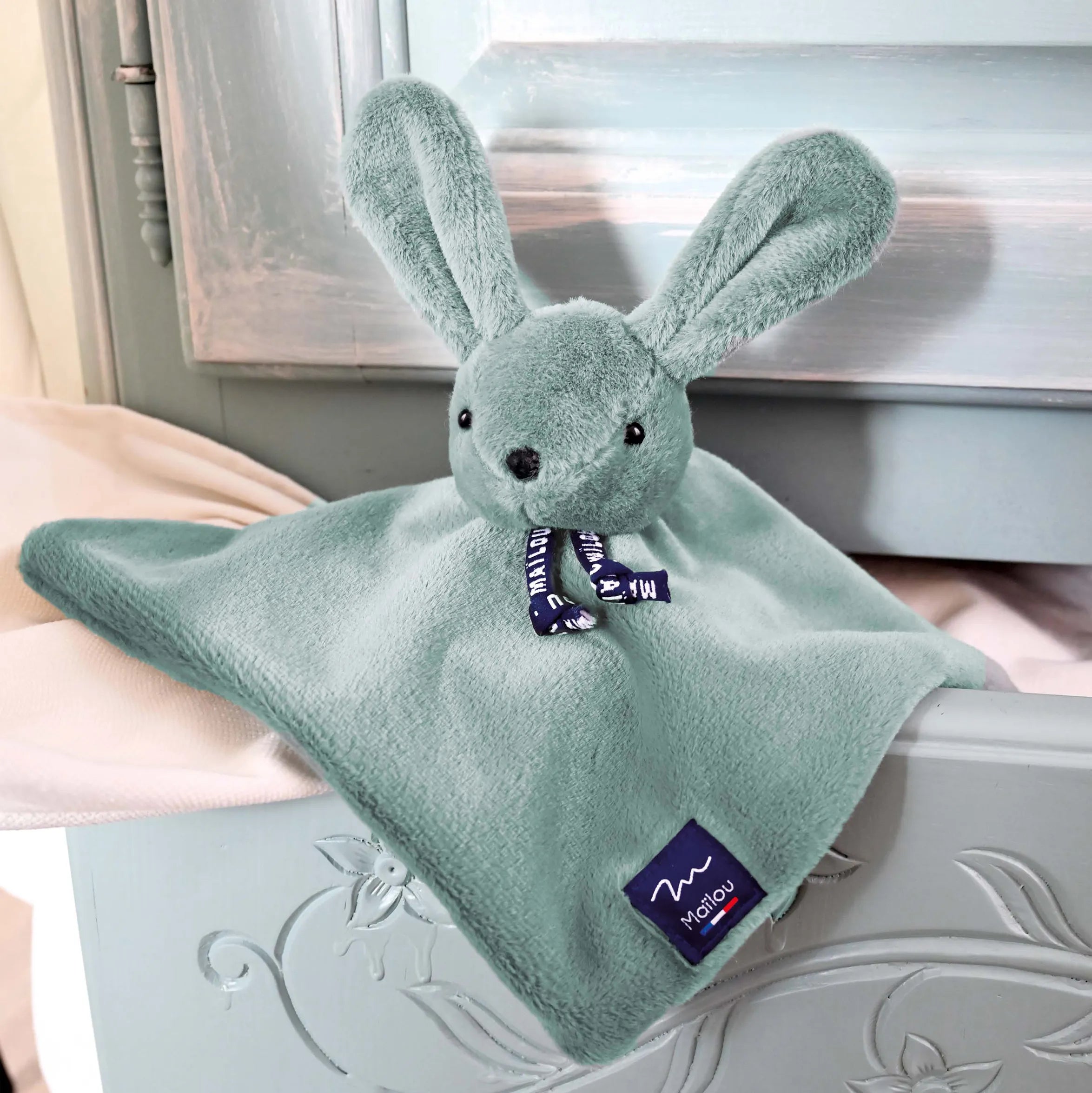 Doudou plat Chat, Renard, ou Lapin