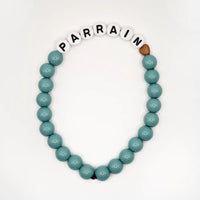Bracelet GAGA - PARRAIN Bleu Lagon, blanc & Mini 🤎