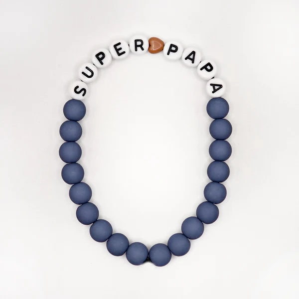 Bracelet GAGA HOMME- Bleu Jean, blanc & Mini 🤎