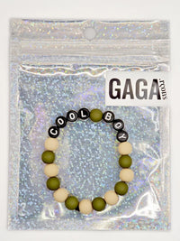 Bracelet Garçon - Bicolore Kaki, Camel & Noir 💚🤎