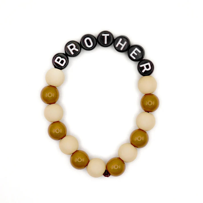 Bracelet Garçon - Bicolore Marron, Camel & Noir 🤎