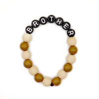 Bracelet Garçon - Bicolore Marron, Camel & Noir 🤎