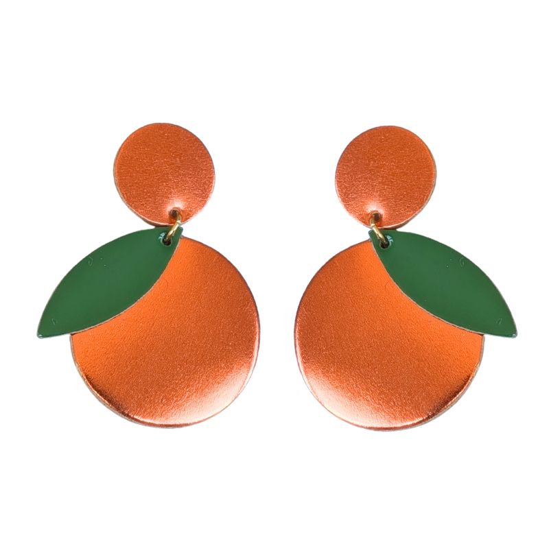Boucles d'oreilles Mandarines puces