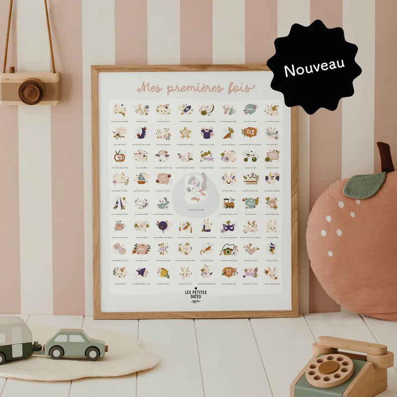 Affiche mes premières fois - Lapin 🐰