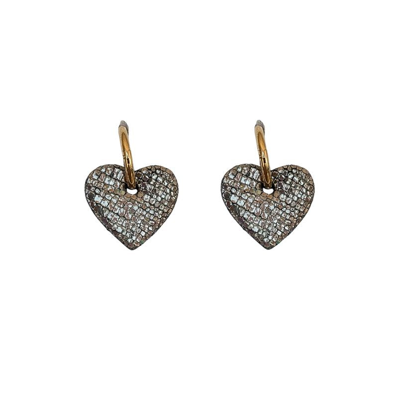 Boucles d'oreilles Créoles Bébé Coeur