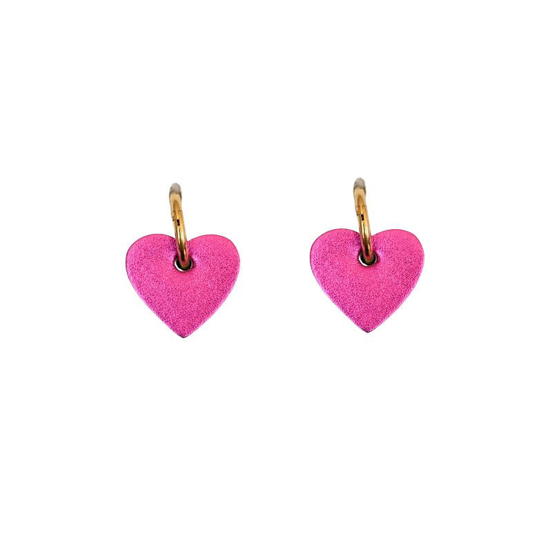 Boucles d'oreilles Créoles Bébé Coeur
