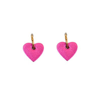 Boucles d'oreilles Créoles Bébé Coeur