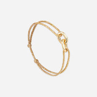 Bracelet Médaillon "Union" 16 mm plaqué or