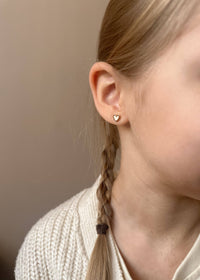 Boucles d'oreilles clous - Duo Cœur