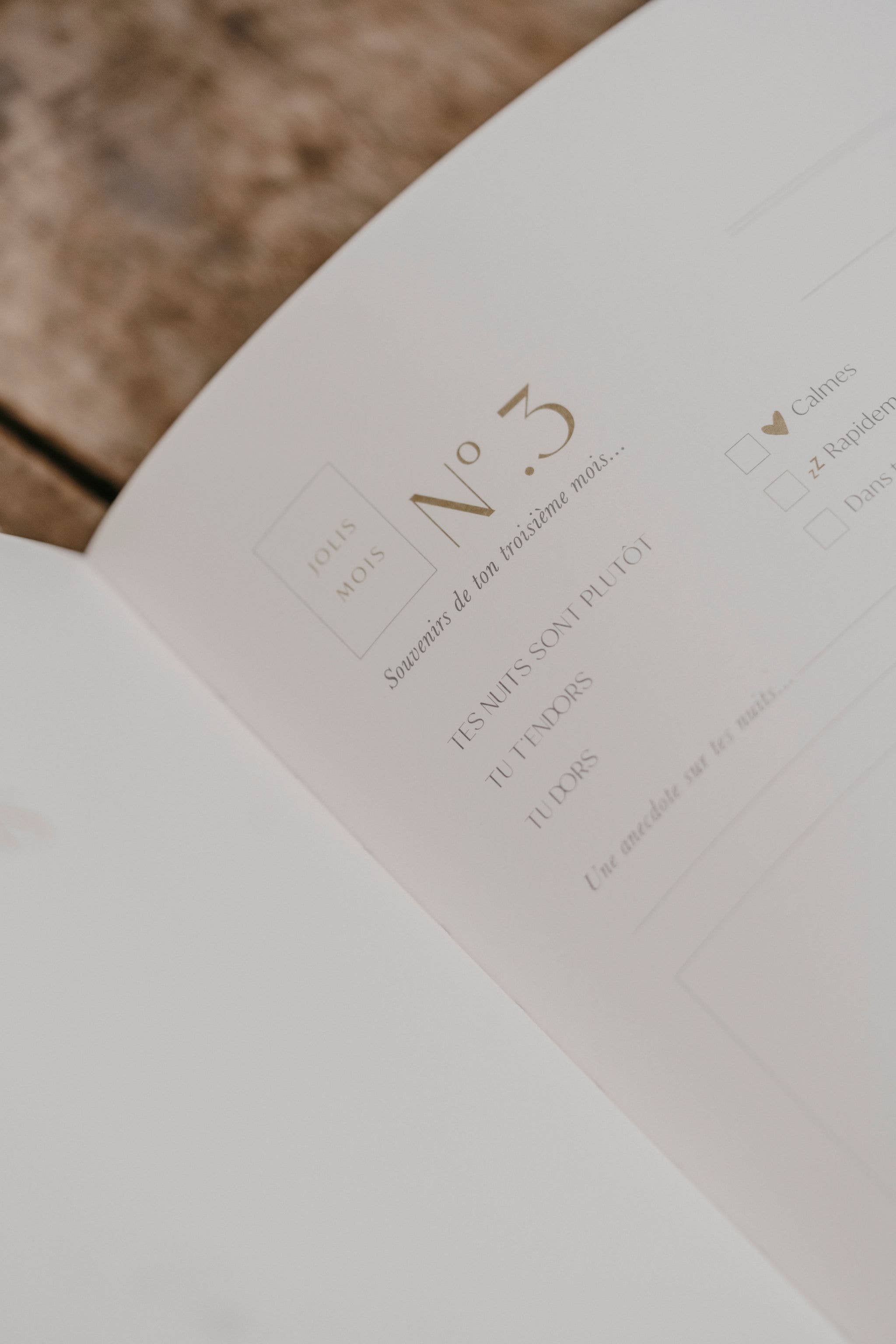Livre de naissance - Pure lin