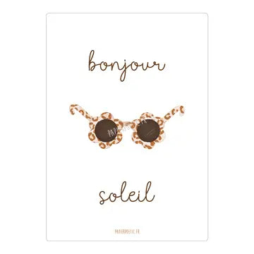 Carte "bonjour soleil"
