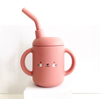 Verre à paille pour bébé et enfant: Bleu Ciel