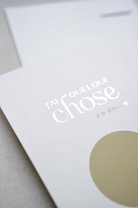 Cartes annonces à gratter: Marraine