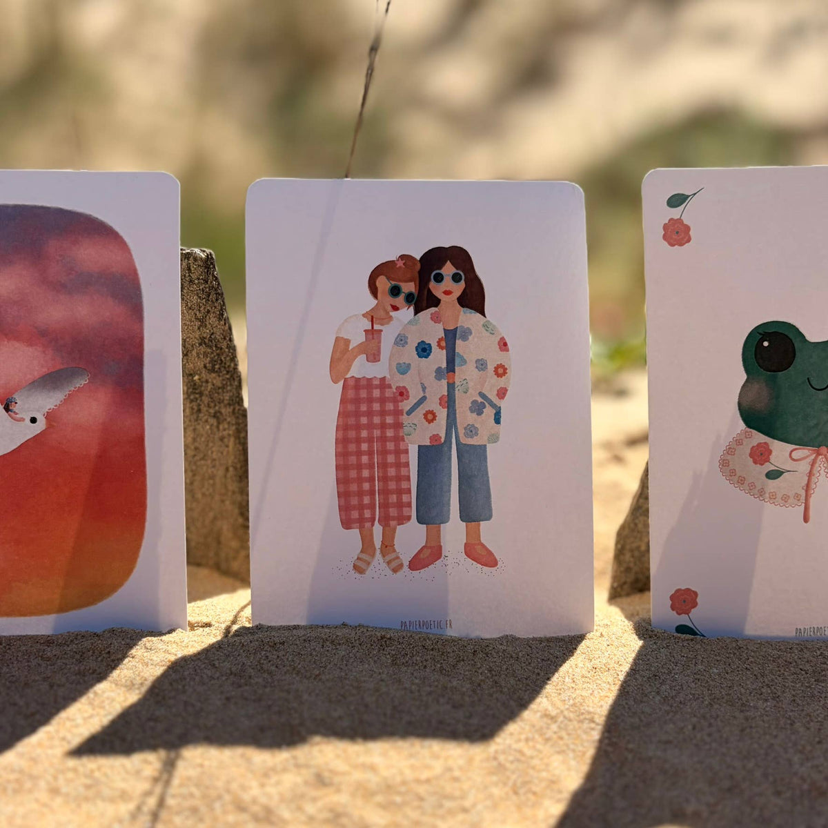 Carte Postale / Card "Best friends"
