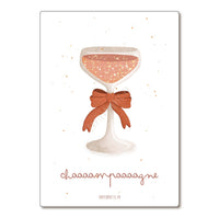 Carte Postale / Card "Coupe paillettes"