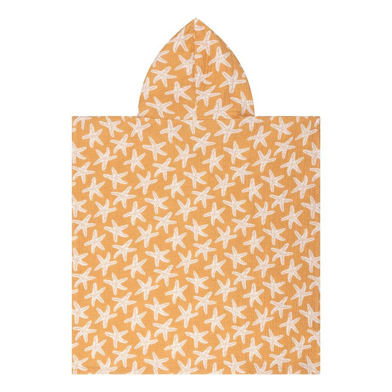 Poncho de plage hydrophile orange