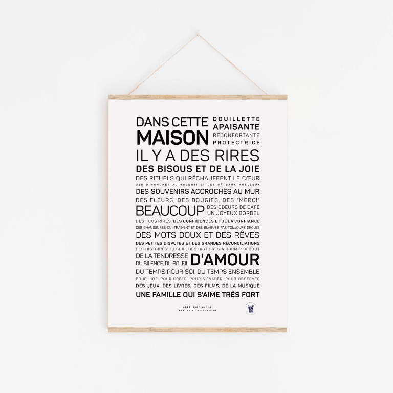 Dans cette Maison: MINI A6 10.5 x 14.8 mm