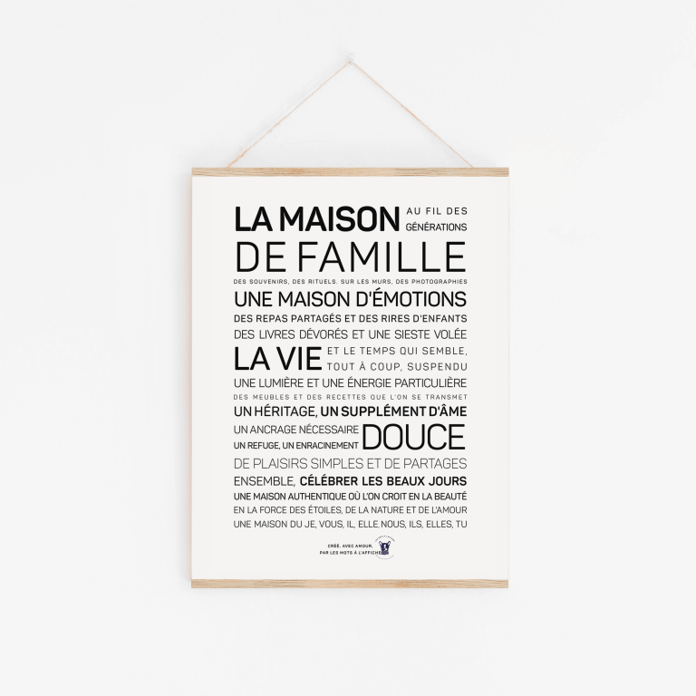 La maison de famille: MINI A6 10.5 x 14.8 mm