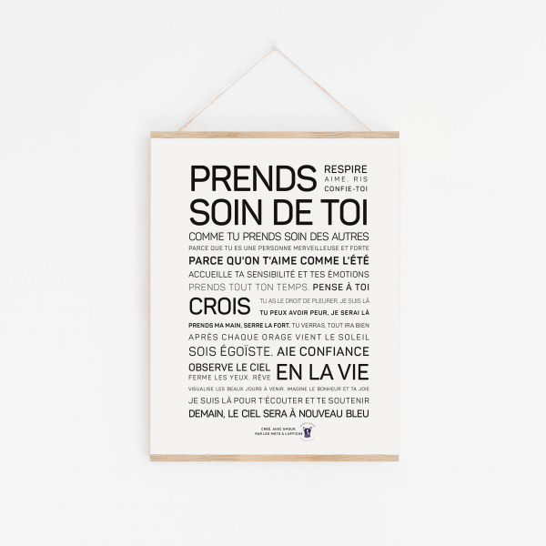 Prends soin de toi: MINI A6 10.5 x 14.8 mm