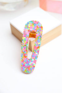 Barrette Paillettes Triangle