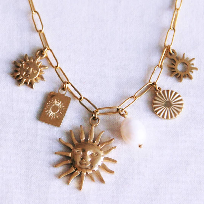 Collier à breloques « Sun Lover »