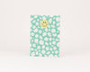 Sacs en papier marguerites, vert: Taille M (12 x 21 cm)