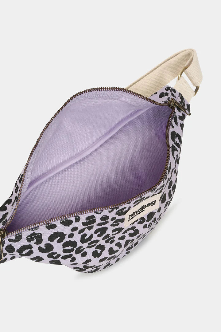 Sac banane Olivia Léopard Lilas