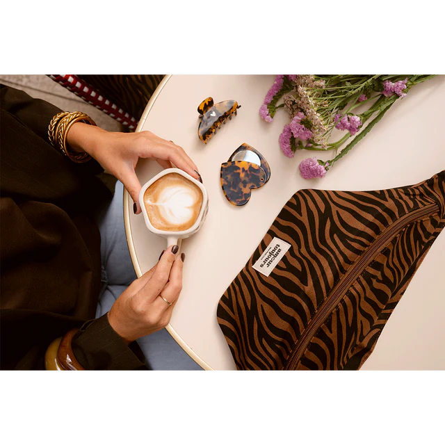 Sac banane adulte coton Zèbre foncé - Amour toujours