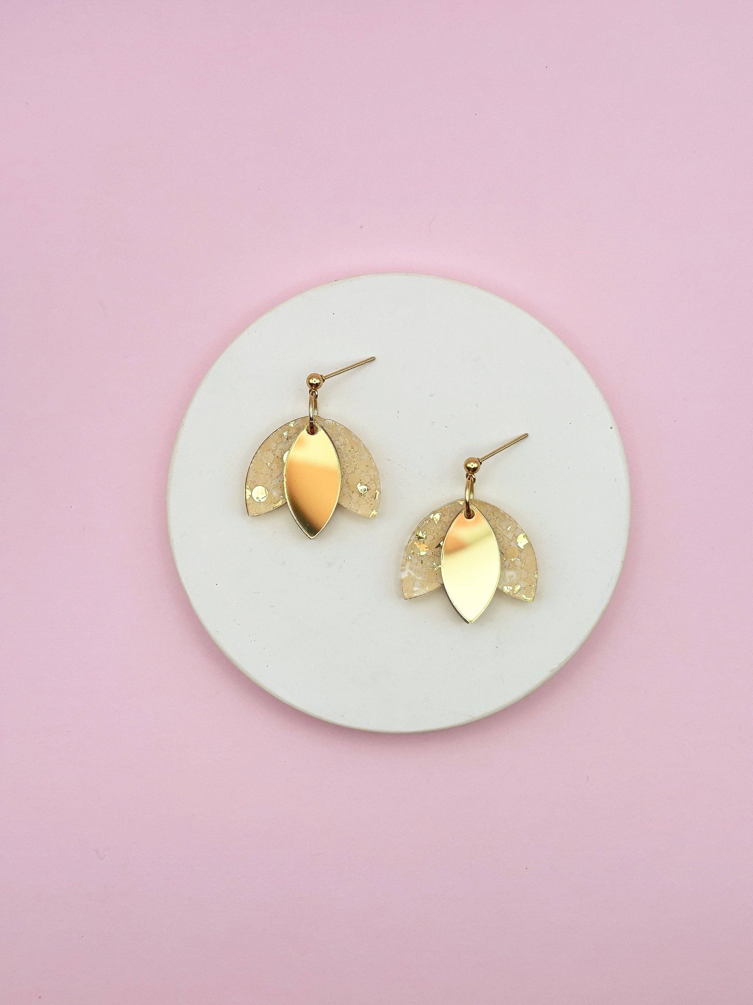 Boucles d’oreilles Lotus