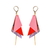Boucles d'oreilles en cuir Billy pendantes